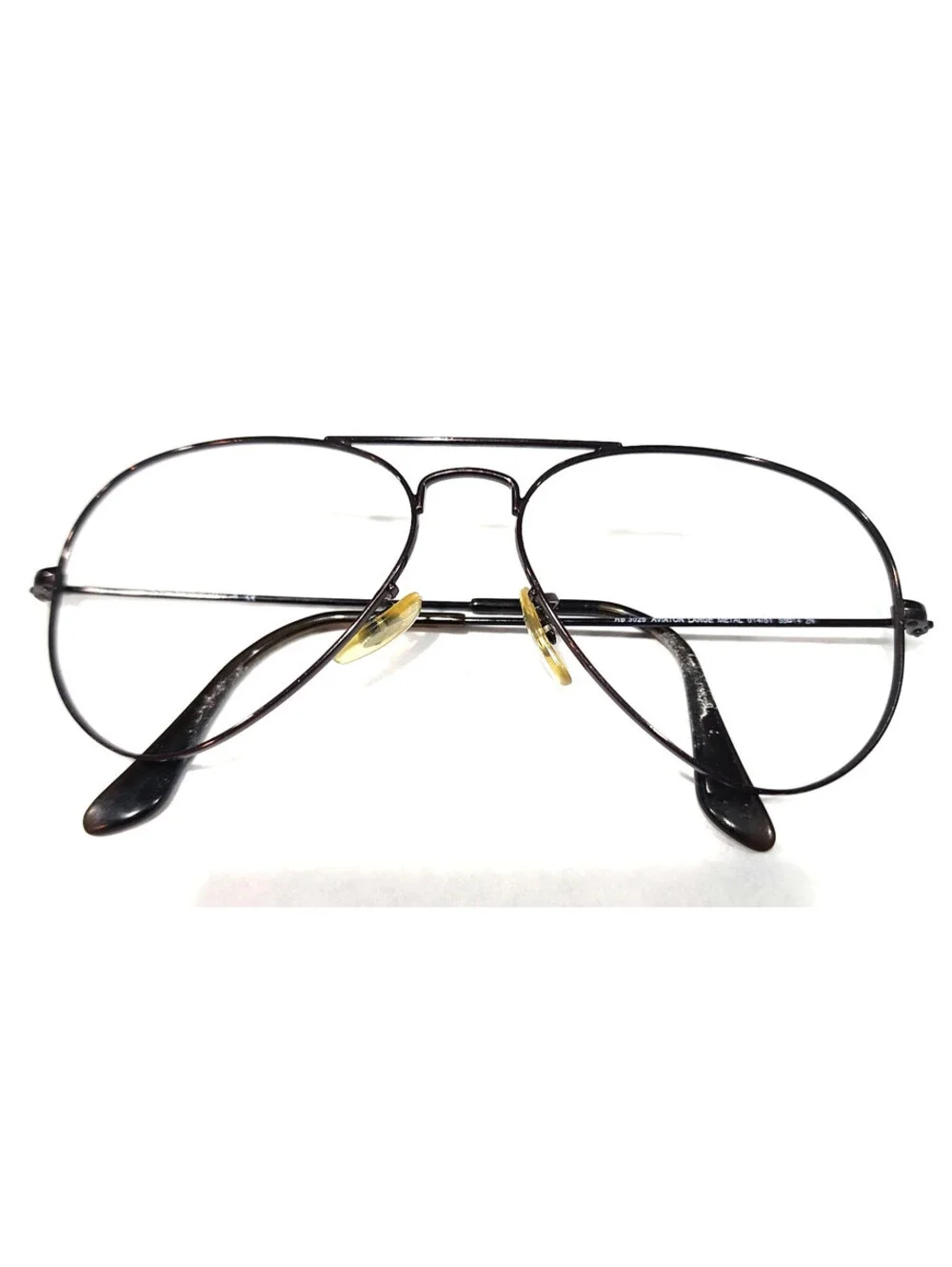 Ray Ban RB3025 014/51 Small Brown Metal Aviator Sunglasses Frame 55-14 READ